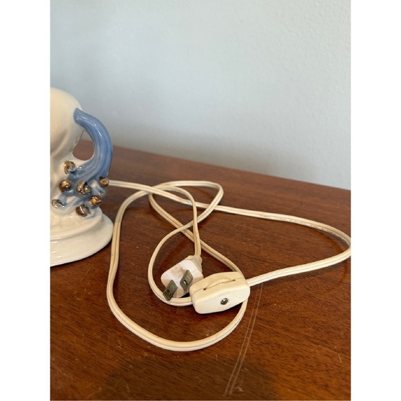 Unicorn Lamp Night Light Porcelain Gold Accents Nursery Decor Whimsical‎ - Picture 10 of 10